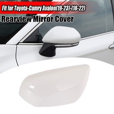 Left Driver Side Door Mirror Cap Cover Pearl White For Toyota Camry 2018-2026