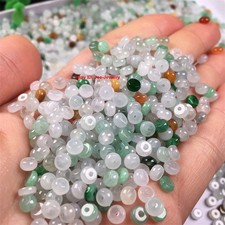 50pcs Natural Grade A Multicolor Jade Jadeite Beads 4.5mm Small DIY Bead