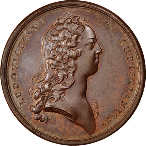 [#62861] Frankrijk, Medaille, Louis XV, 1728, Bronzen, Duvivier, PR, Divo:71 - Afbeelding 1 van 2