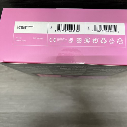 SteelSeries PRISMCAPS - Double Shot Pudding-Style Keycaps - Durable PBT {PINK} - Bild 5 von 5