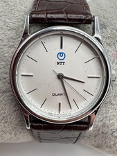 Vintage Unisex Citizen Vega 4A30-341422 Silver Tone NTT Quartz Watch New Battery