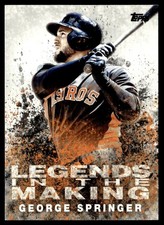 2018 Topps Legends in the Making (Series 2) George Springer Houston Astros