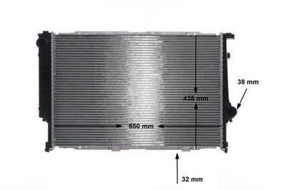 Motorkühler Wasserkühler MAHLE CR 287 000S für BMW 8er E31 5er E34 Touring 7er