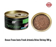 OF Insta Fresh Artemia Brine Shrimp Fish Food High Protein 58 Growth Color 100g