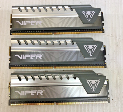 x3 - Viper DDR4 RAM 8GB 2666 (1x8GB) PVE48G266C6GYB RAM Modules