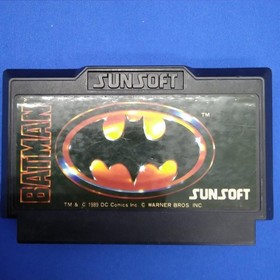 Famicom Software Batman SUNSOFT