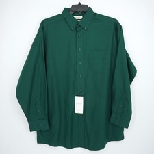 Roundtree  Yorke Gold Label Dress Shirt 17"-34" FULL FIT Green Non-Iron NWT