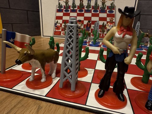 Juego de mesa Big League Promotions (2001) Texas Chess Set - Imagen 3 de 8