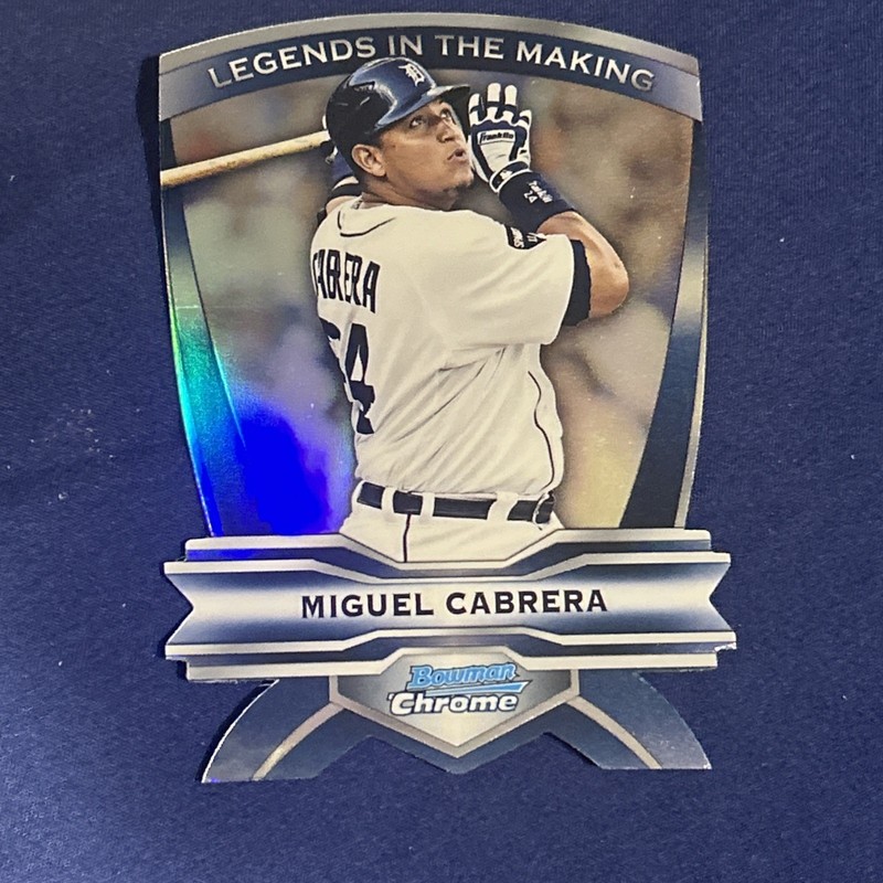 MIGUEL CABRERA - 2012 Bowman Chrome Legends In The Making Die Cuts #LIM-MC