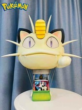 Pokemon Team Rocket Meowth Balloon Figure Statua da Collezione Tomy Bandai