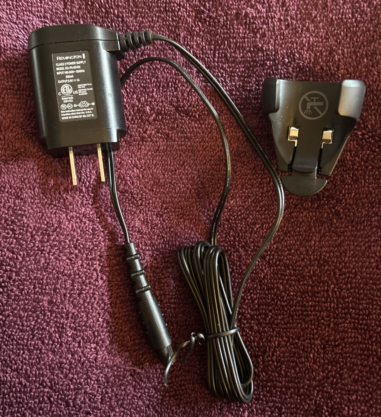 REMINGTON OEM Model PA-0510N Electric Shaver Adapter Charger