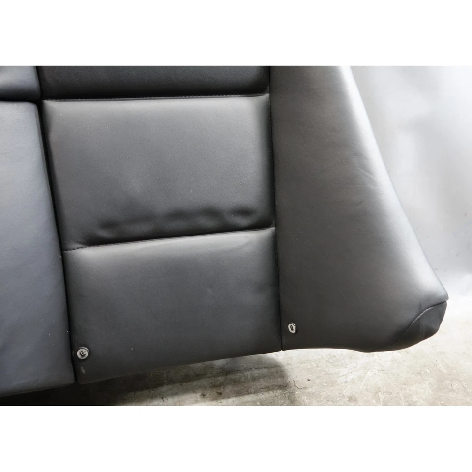 BMW E46 M3 2001-2006 convertible asiento trasero respaldo negro cuero Napa OEM Foto 4 de 4