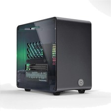 Durable Raspberry Pi 5 Case with RGB Ambient Light and Efficient Cooling System