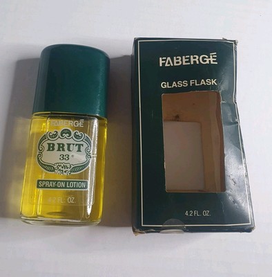 Vintage Brut Spray-on Lotion By Faberge 4.2 oz New Without Box