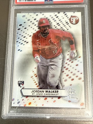 2023 Topps Prestine Jordan Walker #47 Refractor RC PSA 9 St. Louis - 第 2/4 張圖片