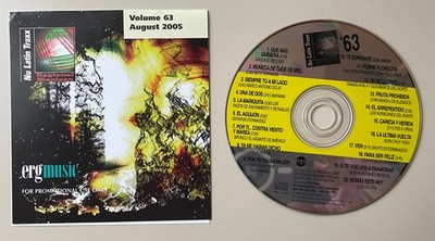 Various: ''Nu Latin Traxx Volume 63'' Pre-owned CD N0 JEWEL CASE NO USPS TRACKING
