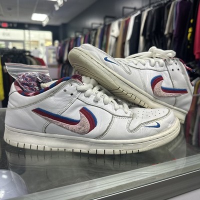 Size 10.5 - Parra x Nike Dunk OG SB QS Low White