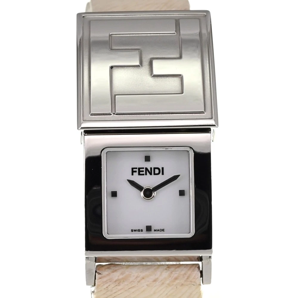 sconto orologio donna FENDI secret 5400L quadrante bianco Q#138420