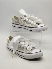Custom Lace CONVERSE All Star Low Top Shoes Chuck Taylor 163355F Size 7