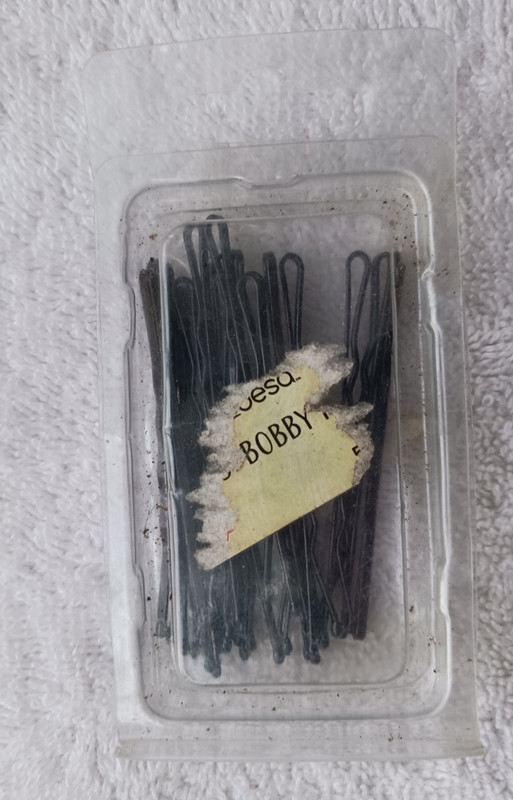 19 Classic Large 2 3/4" Black Stay Tight Secure Style Bobbies Metal Bobby Pins