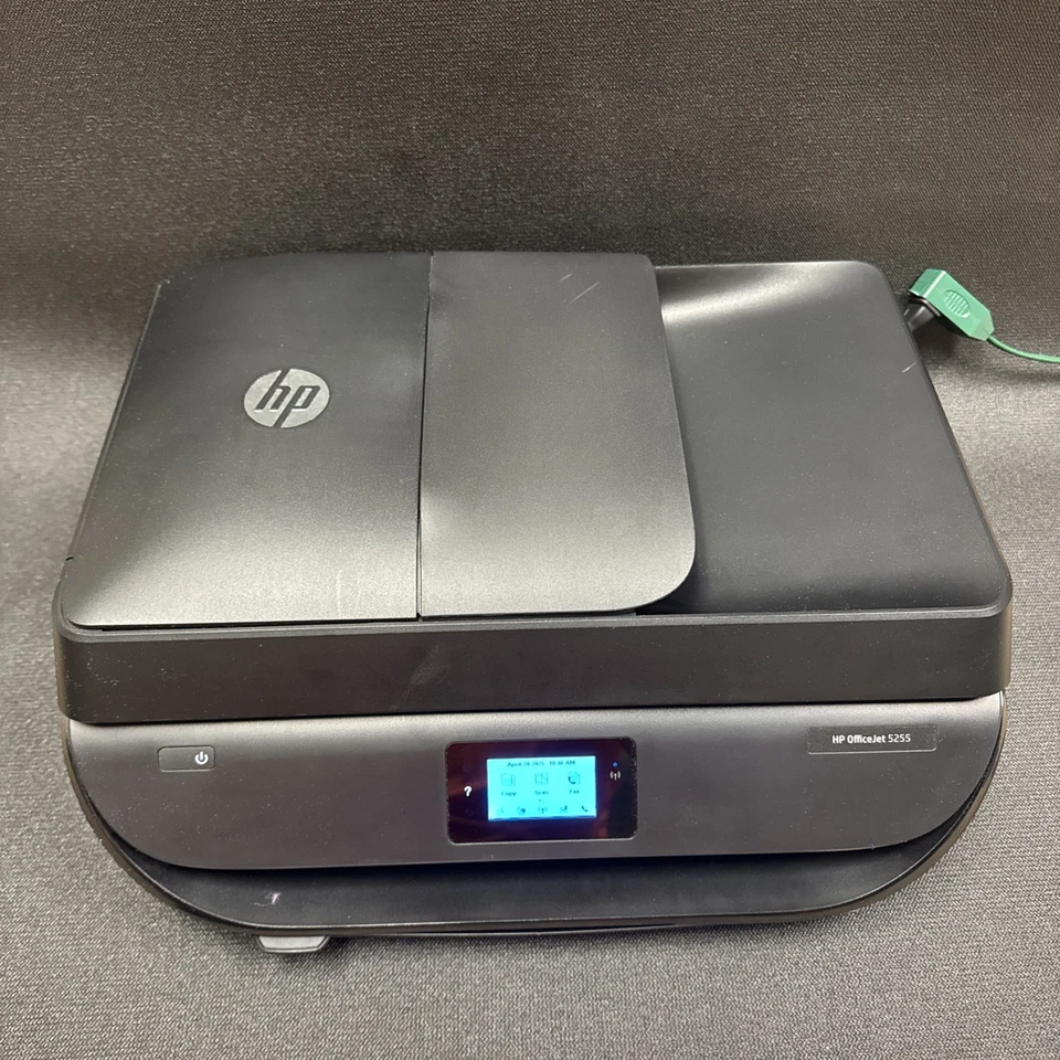 HP OfficeJet Printer 5255 Wireless All-In-One Printer,Scanner,Copier,Fax - Image 4 of 4