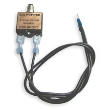 Supco Pop3 3 Amp Circuit Breaker, Push Button