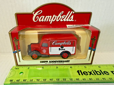 Lot of 4 Campbell's Soup 100th Anniversary Die Cast Cars/Vans - All in boxes