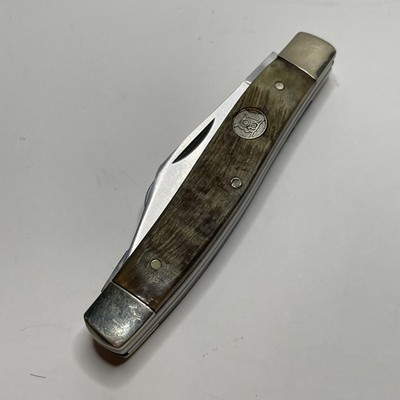 Vintage Owl Head 3 Blade Knife