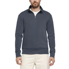 Banana Republic Men's Sweatshirt 1/4Zip Long Sleeves Heavyweight New with Tags