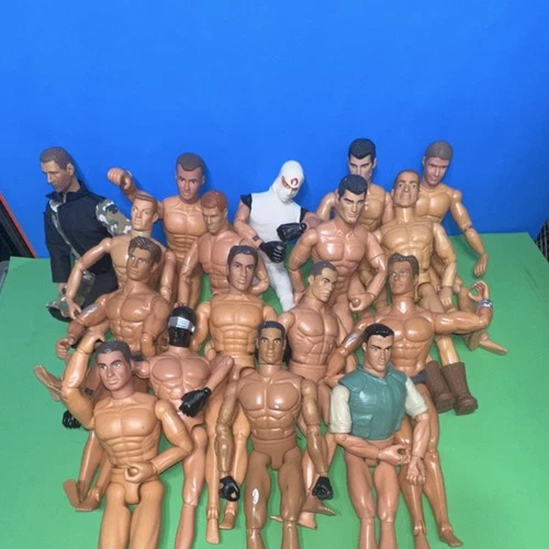 6 Inch Tall Assorted Military G.I. Joe Action Figure Lot