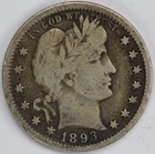 1893 VG Barber Quarter