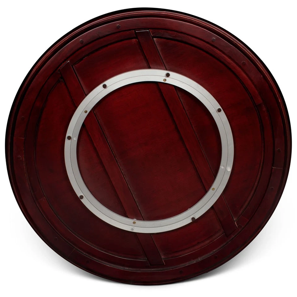 Vendedor dos EUA - 30 polegadas pau-rosa cereja escura Lazy Susan - Imagem 3 de 3