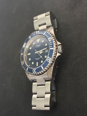 Casio MTD 1010 Black Dial (1346) Diver Style for sale online | eBay