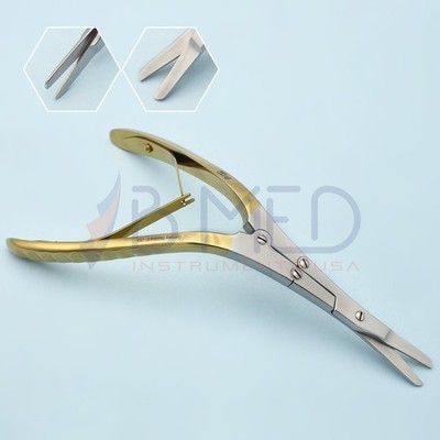 TC Cerkes Caplan Nasal Bone Septum Scissors 8'' Delicate Blades Rhinoplasty