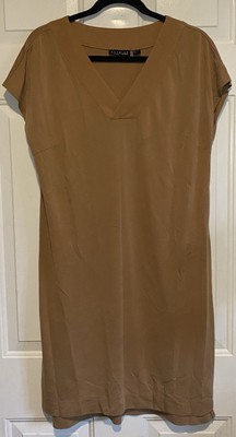 Women s Premium Collection Esmara Mini T-shirt Dress Tan Brown Size Medium Modal