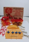 MPC’s Vintage “ Riding The Western Trail” Four Wagon Set, NIB — photo 4