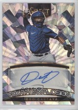 2023 Panini Select Cracked Ice Prizm 19/23 Diego Cartaya #YES-DC Auto 11s9