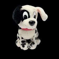 Disney 101 Dalmatians Puppy Plush Applause Medium Red Collar 9 in Vtg