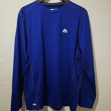 RBX Mens XL Compression Shirt Long Sleeves. Excellent Condition. Royal Blue