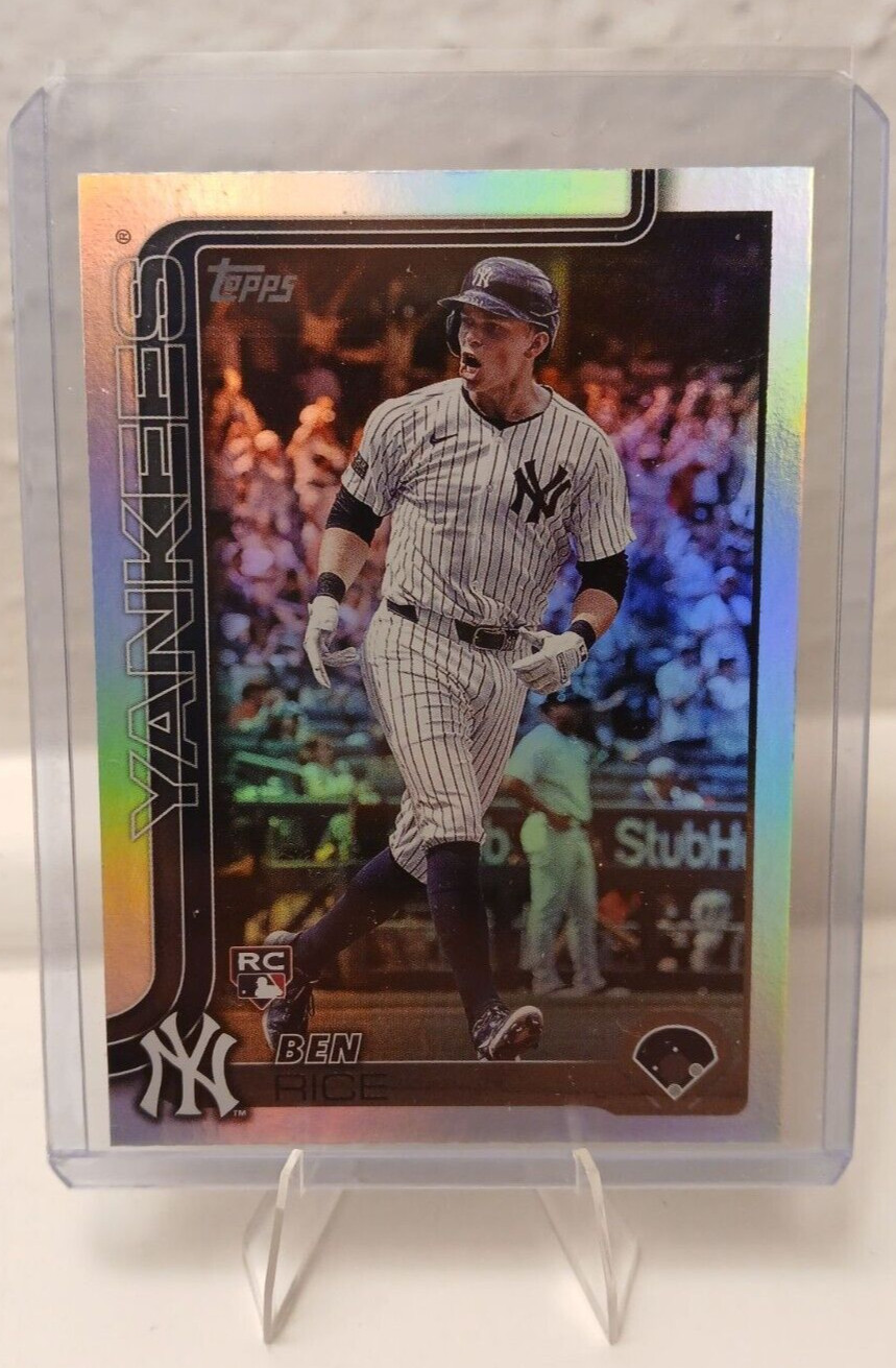 2025 Topps Series 1 - Ben Rice #337 Rainbow Foilboard (RC)