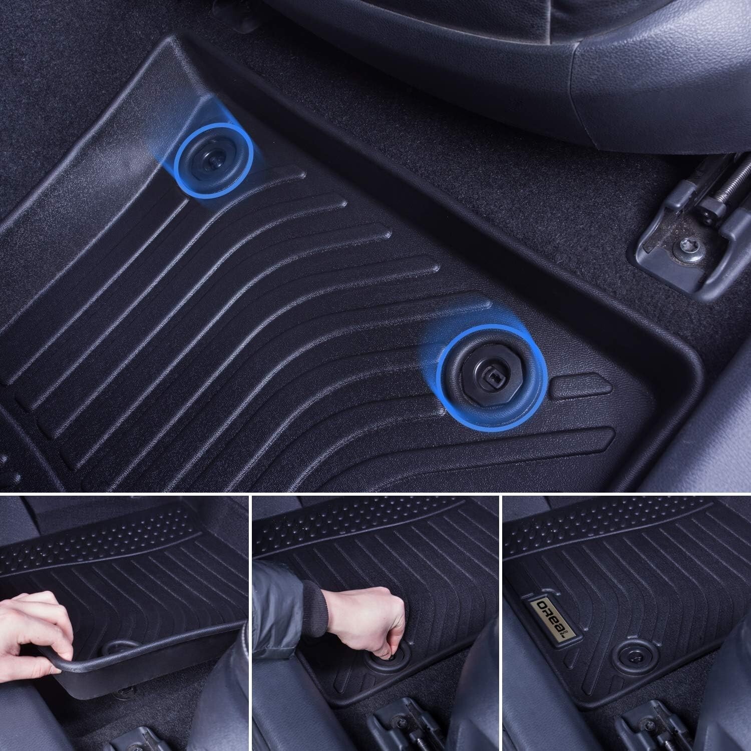 Floor Mats Compatible with Chevrolet Trailblazer FWD 2021 2022 2023 All