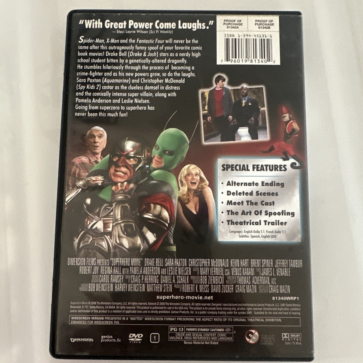 その他 Superheroes [DVD] Superhero Movie DVD (2008) - DVD - LastDodo