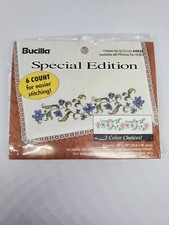 Bucilla Dresser Scarf Flowering Vines 64826 Stamped Embroidery Fabric 