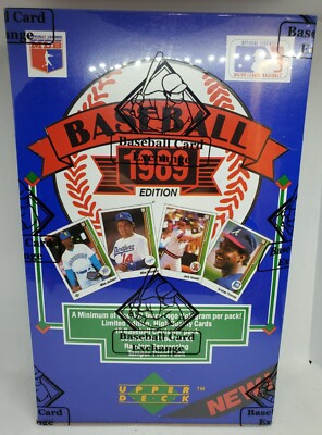 1989 Upper Deck Baseball Low Series Unopened Wax Box BBCE Ken
