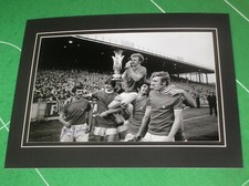 Johnny Giles Signed & Mounted Leeds United FC 1968 Fairs Cup Final Photograph