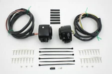 V-Twin Handlebar Control Switch Housing Kit Black 32-0278