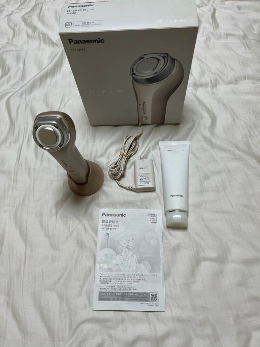 Panasonic RF Ultrasonic Facial Equipment Gold Cordless EH-SR74-N
