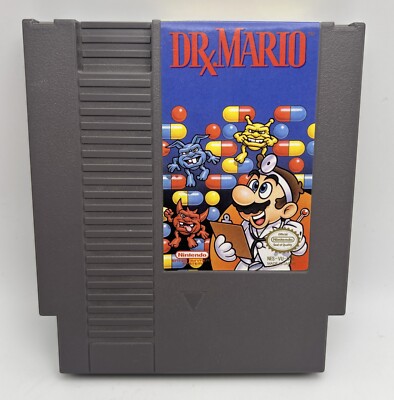 Dr. Mario (Nintendo Entertainment System) NES Tested Authentic-VG