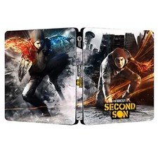 Limited inFamous Seconod Son 10th Anniversary Edition Steelbook Case Custom Made