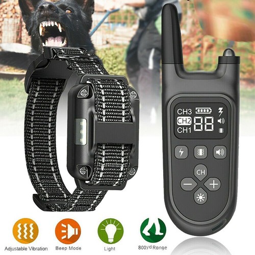 Antibell Hundehalsband Training 800M Erziehungshalsband Ton Vibration Schock DE - Bild 4 von 12